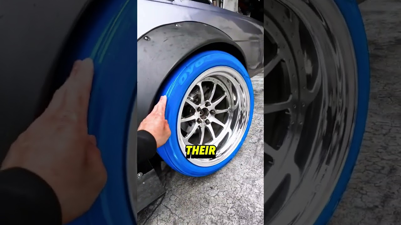 БЕСЦЕННЫЕ синие шины для дрифта от Toyo Tire!