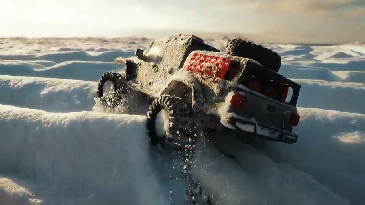 Four-wheel RC drive snow hurricane Crossrc EMO X4 