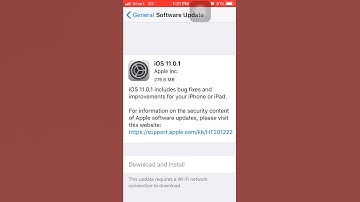 Ios 11.0.1 update please install it together iphone 2017