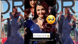 Aishwarya Rai bachchan first look at cannes 2026! Glamorous blue dress 