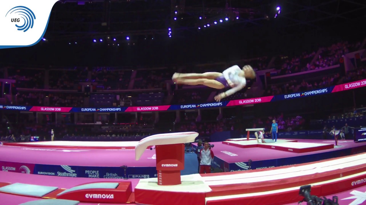 Alessia GRESSER (SUI) - 2018 Artistic Gymnastics Europeans, junior qualification vault
