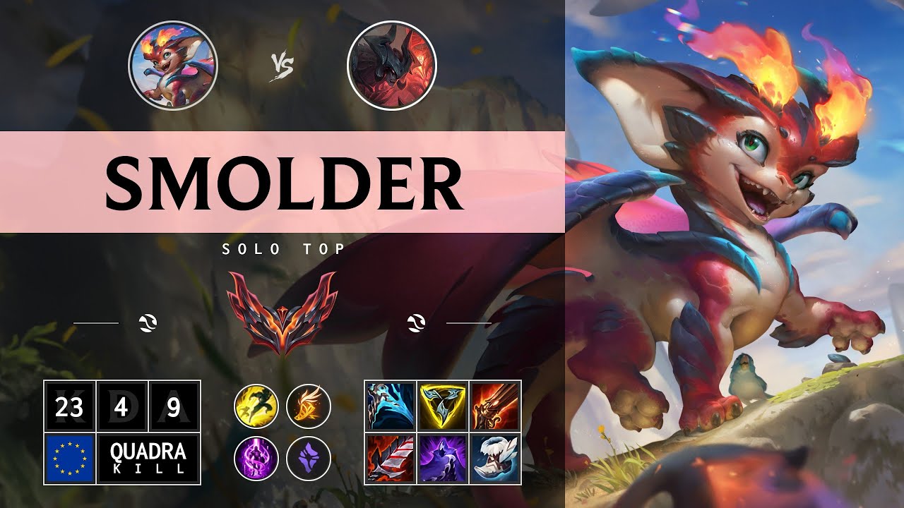 Smolder Top vs Aatrox - EUW Grandmaster Patch 14.14