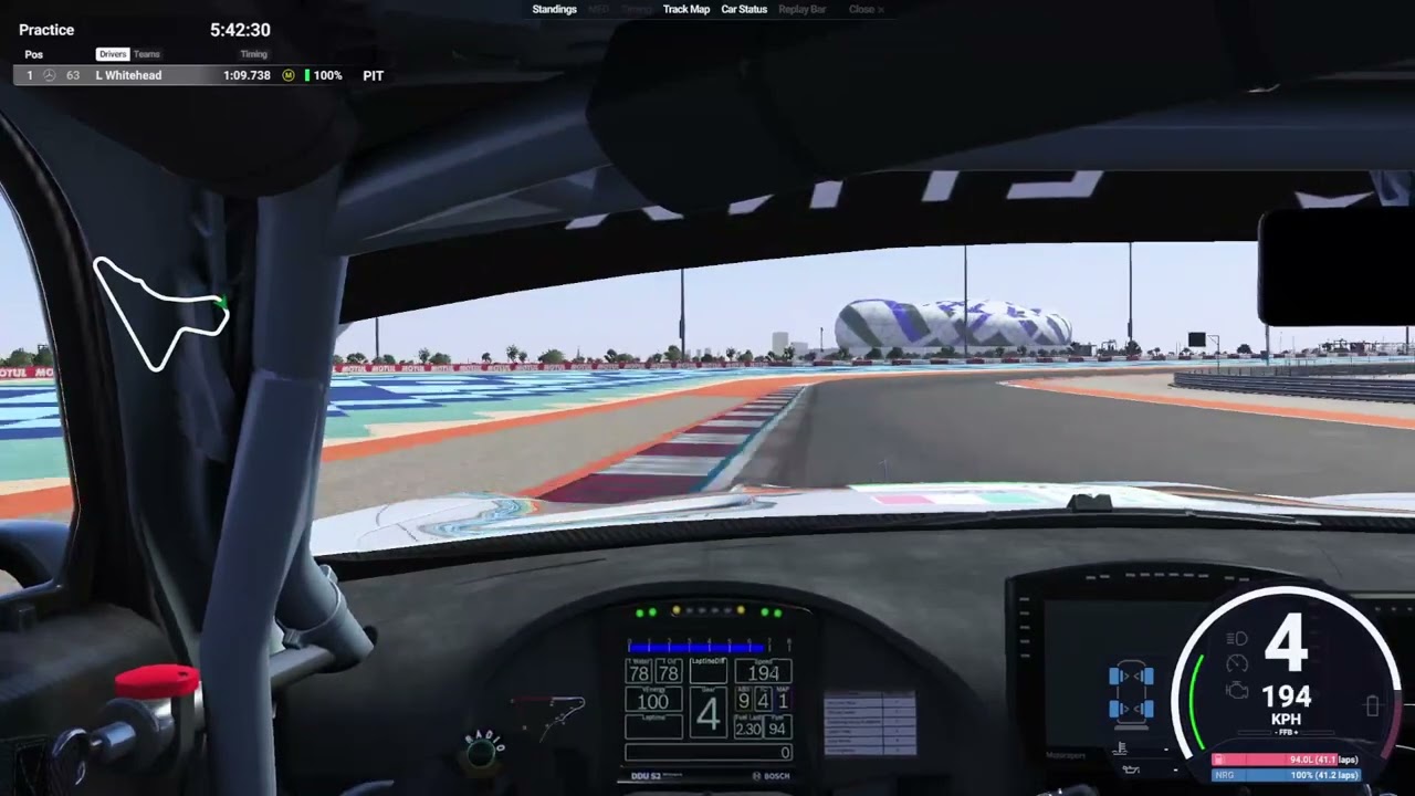 LMU Onboard Lap: Mercedes AMG LMGT3 at Lusail Short CDA2 Q02