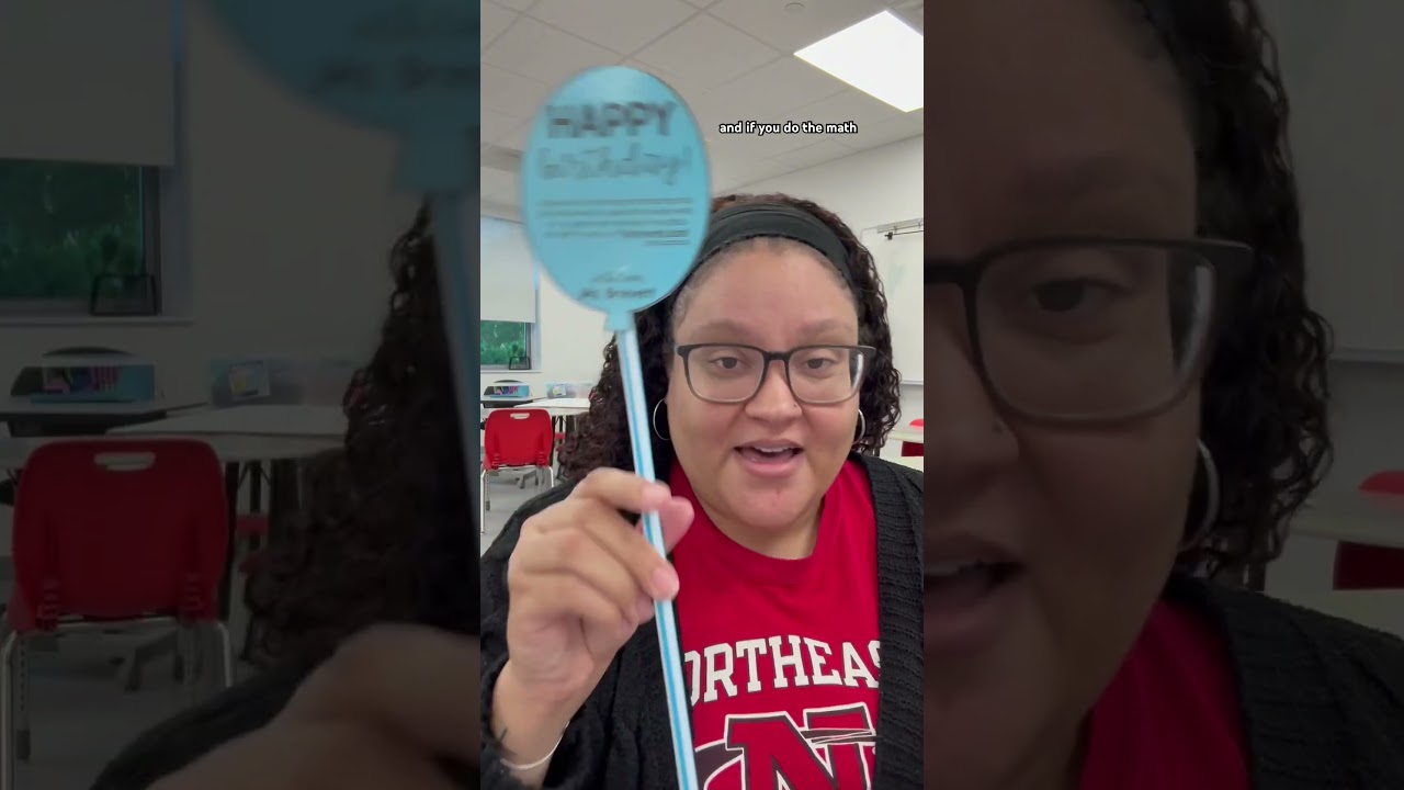 student birthday gift idea for secondary teachers 🎈