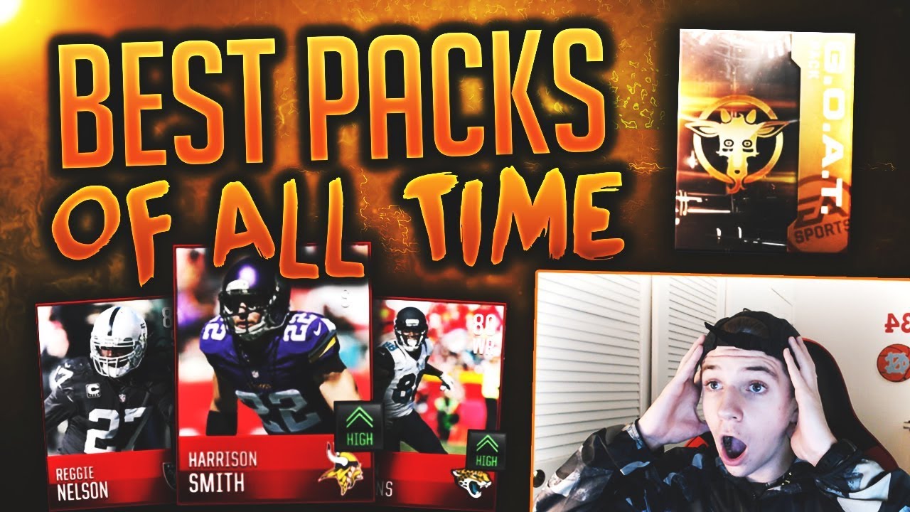 BEST PACKS OF ALL TIME?! MY BEST MADDEN MOBILE 18 PACK OPENING EVER! G.O.A.T. Pack Opening