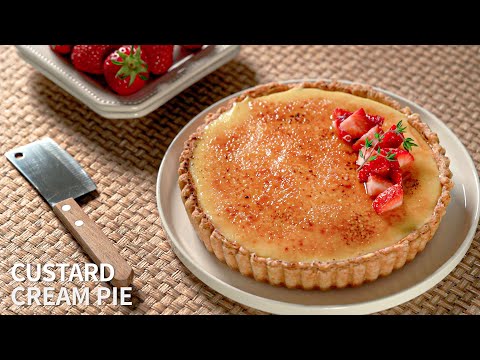 달콤한 커스터드크림이 매력적인 커스터드크림파이 | Custard <strong>Cream</strong> <strong>Pie</strong>