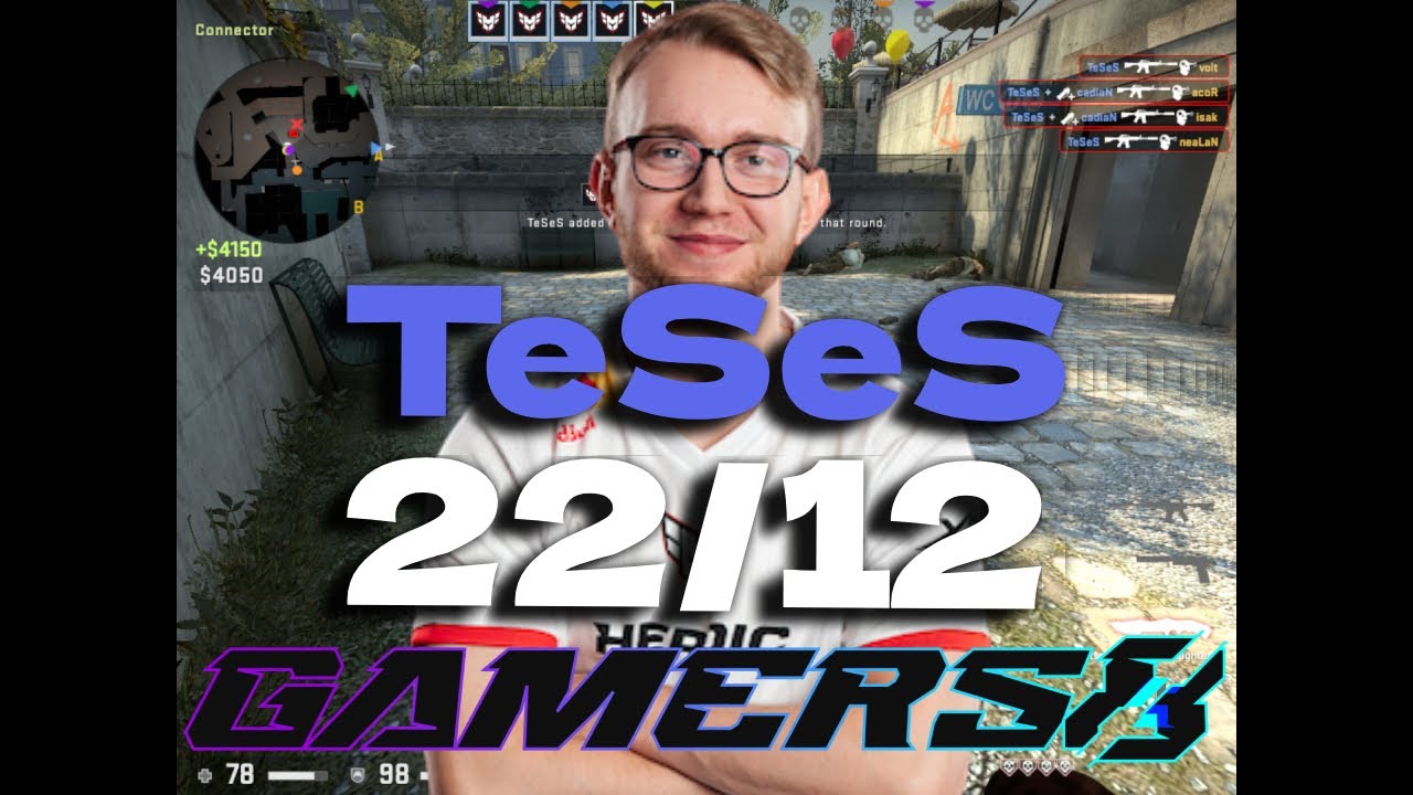 CSGO POV Heroic TeSeS (22/12) vs GamerLegion (overpass) @ Gamers8 2023 ...