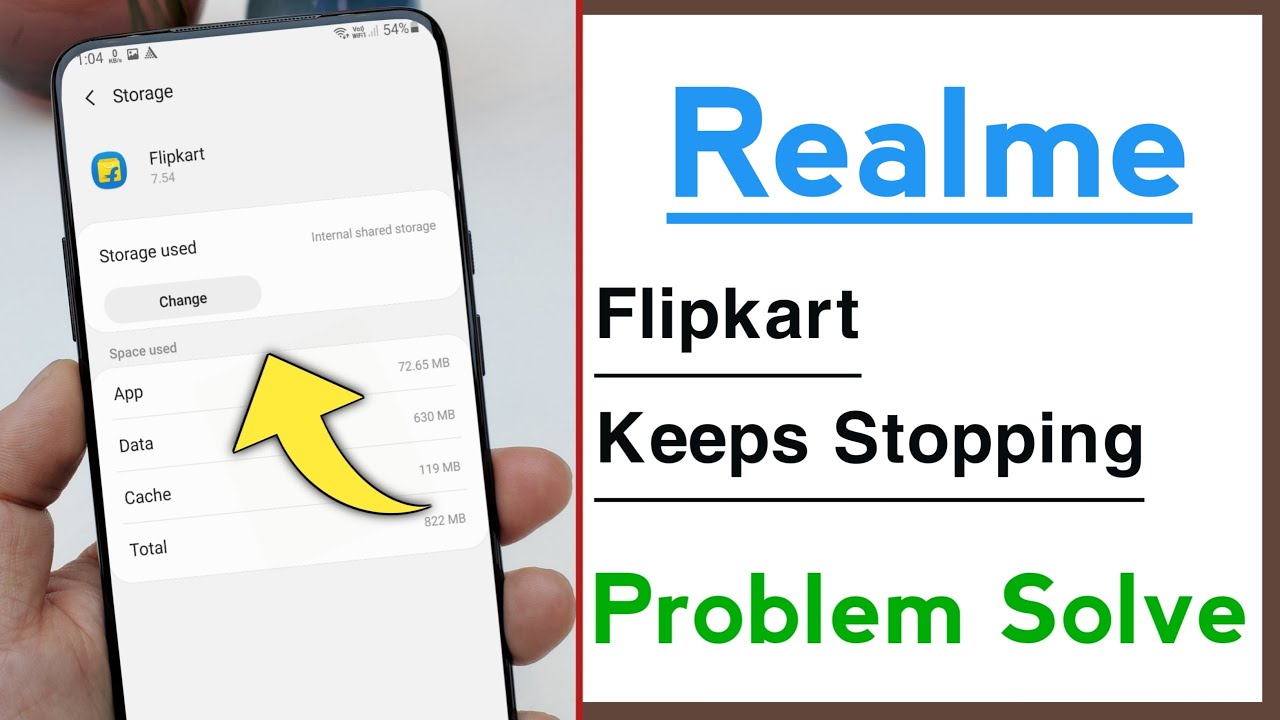 Realme Flipkart Keeps Stopping Problem Solve