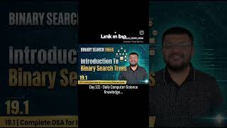 Introduction to binary search Trees #shorts #ytshorts #binarySearchTrees #binaryTrees #algorithms