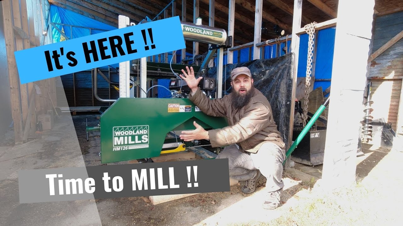 Woodland Mills HM126 bandsaw mill has arrived! YouTube