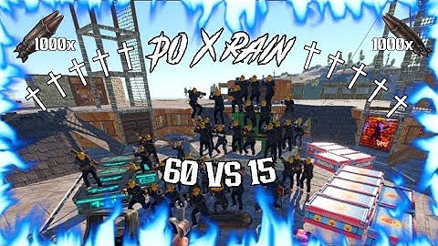 1000 ROCKET RAID//AFFNITY MAIN//PØ x RAIN vs FREAKS//RUST MAIN SCENE// #ATM