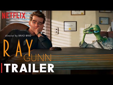 Ray Gunn Trailer 2026 | Brad Brid | Sam Rockwell | Scarlett Johannson | Ray Gunn Netflix Trailer |