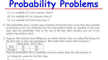 Probability Tutorial Sheet | Step-by-Step Worksheet Solutions