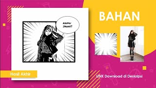 Picsart || tutorial edit sperti Komik jepang screenshot 1