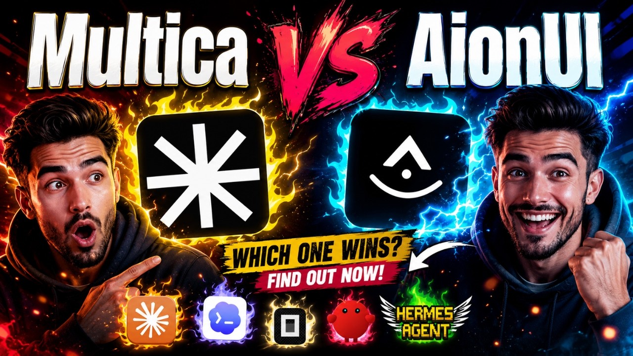 Multica vs AionUi AI agent platform comparison