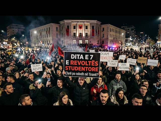 🔴Të rinjtë “ndezin” Tiranën prej 7 ditësh, revolta studentore nuk njeh tërheqje. Ç'po ndodh?