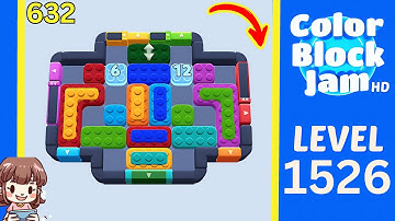 Color Block Jam Level 632 (1526) Solution Walkthrough