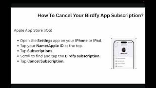 How to Cancel Your Birdfy App Subscription - Step by Step Guide to Stop Billing