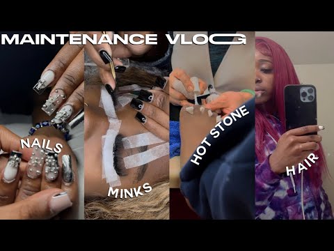 MAINTENANCE VLOG: COME TO MY APPOINTMENTS WITH ME (HAIR,NAILS, LASHES, ETC)