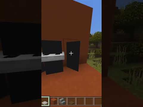 How to make a monitor set up in minecraft