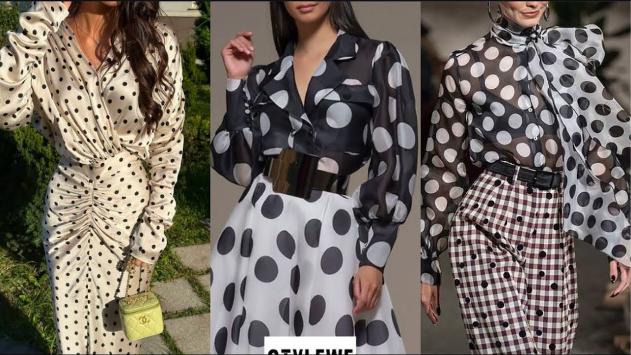 САМЫЙ МОДНЫЙ ПРИНТ ГОРОШЕК 2025💖 МЕЛКИЙ КРУПНЫЙ ГОРОШЕК В САМЫХ СТИЛЬНЫХ РАСЦВЕТКАХ И ОБРАЗАХ
