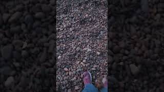 Asmr Only The Crunch Of Rocks Under Shoes, On Shore Of Lake Superior