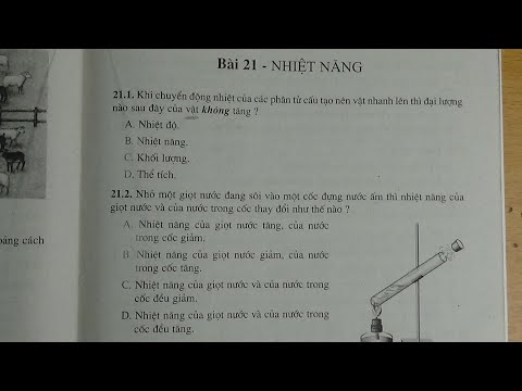Video VẬT LÝ 8 - BÀI 21 NHIỆT NĂNG (TIẾT 2) - SÁCH BÀI TẬP - YouTube