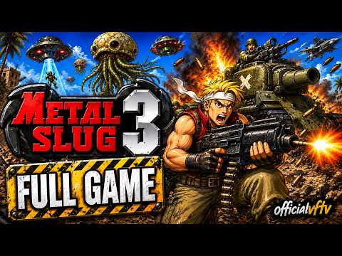 METAL SLUG 3 (Arcade) Full Game Playthrough | No Commentary | 1080p 60FPS