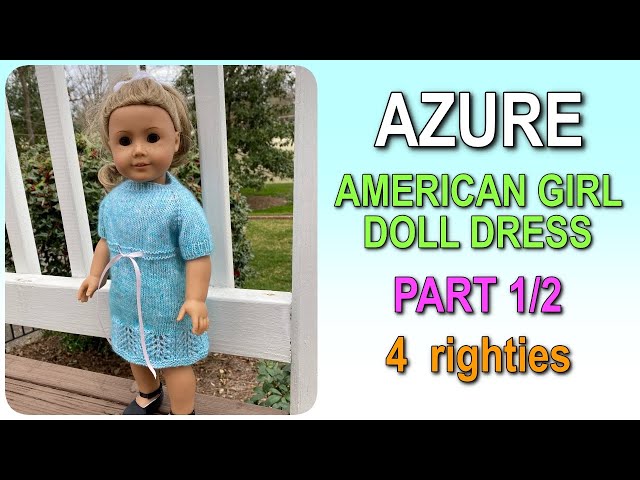 AMERICAN GIRL DOLL KNITTED DRESS AMERICAN GIRL DOLL KNITTED DRESS