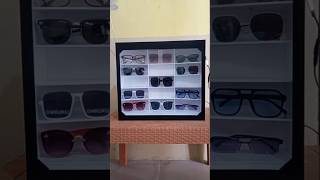 Rak Kacamata Model Kotak2 Display Akrilik Lampu LED RGB Dan Remote Wireless