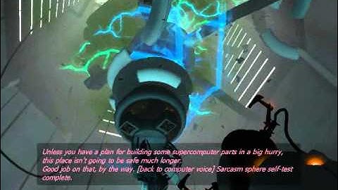 Portal 1 Playthrough (8): Final Battle + Ending + Song