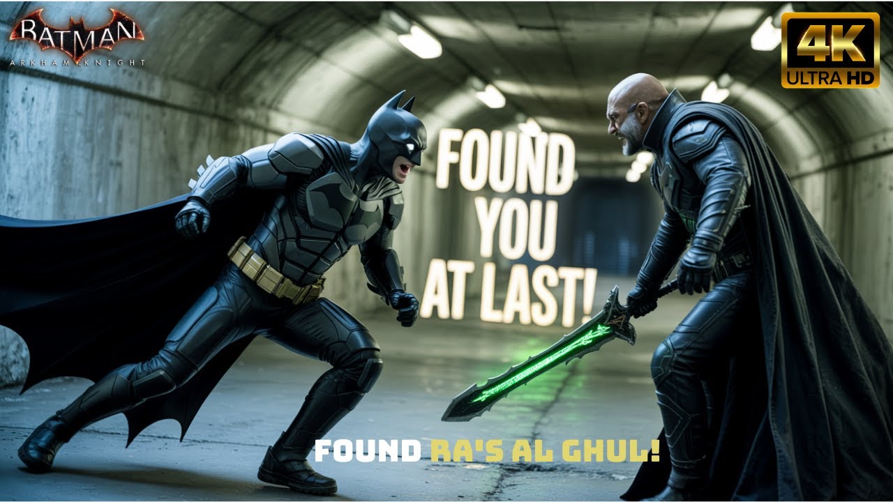 "BLACKEST BATMAN FINALLY FOUND RA'S AL GHUL! (Epic Tunnel Showdown - 4K)"