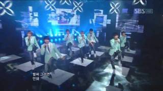 Infinite - Nothing's over @SBS Inkigayo Popular song 20110417