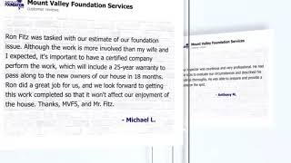 Mount Valley Foundation Services Reviews - August 2020