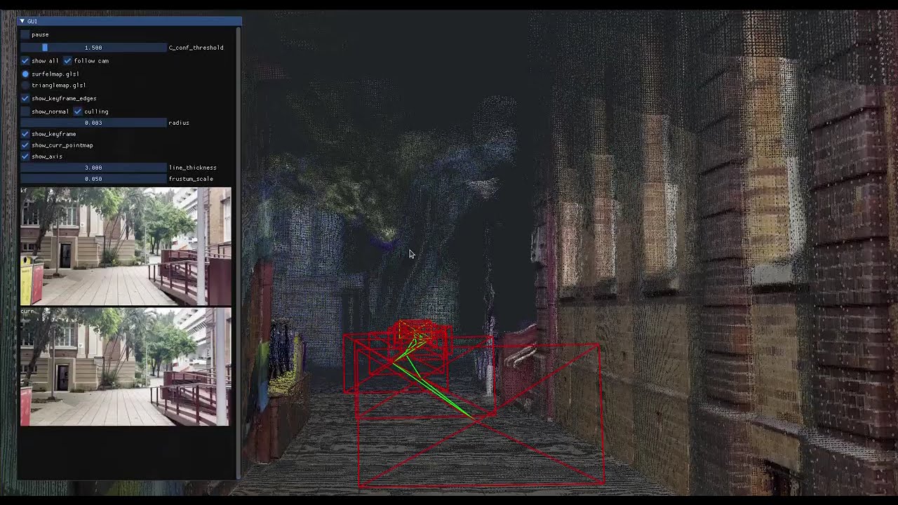 VSLAM-LAB: Running MASt3R-SLAM in QUT Gardens Point Campus