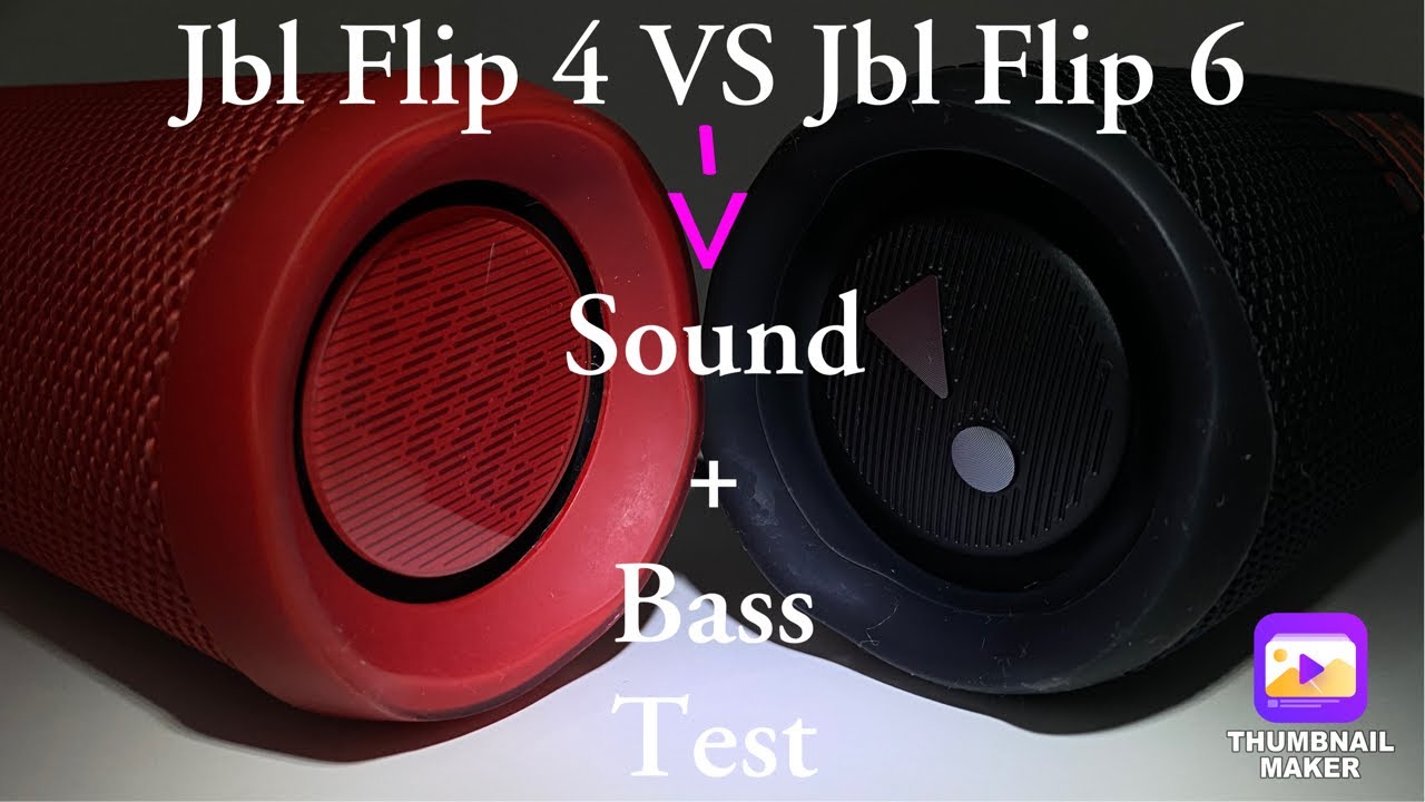 Jbl Flip 4 VS Jbl Flip 6, SOUND + BASS TEST