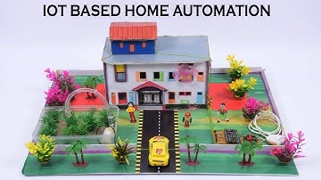 IOT based home automation using esp8266 and adafruit ! How to make Smart home project for school