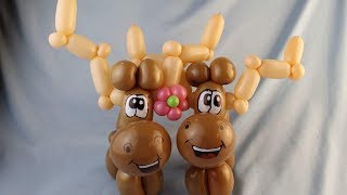 Little Moose design! Step by step instructions and real time!