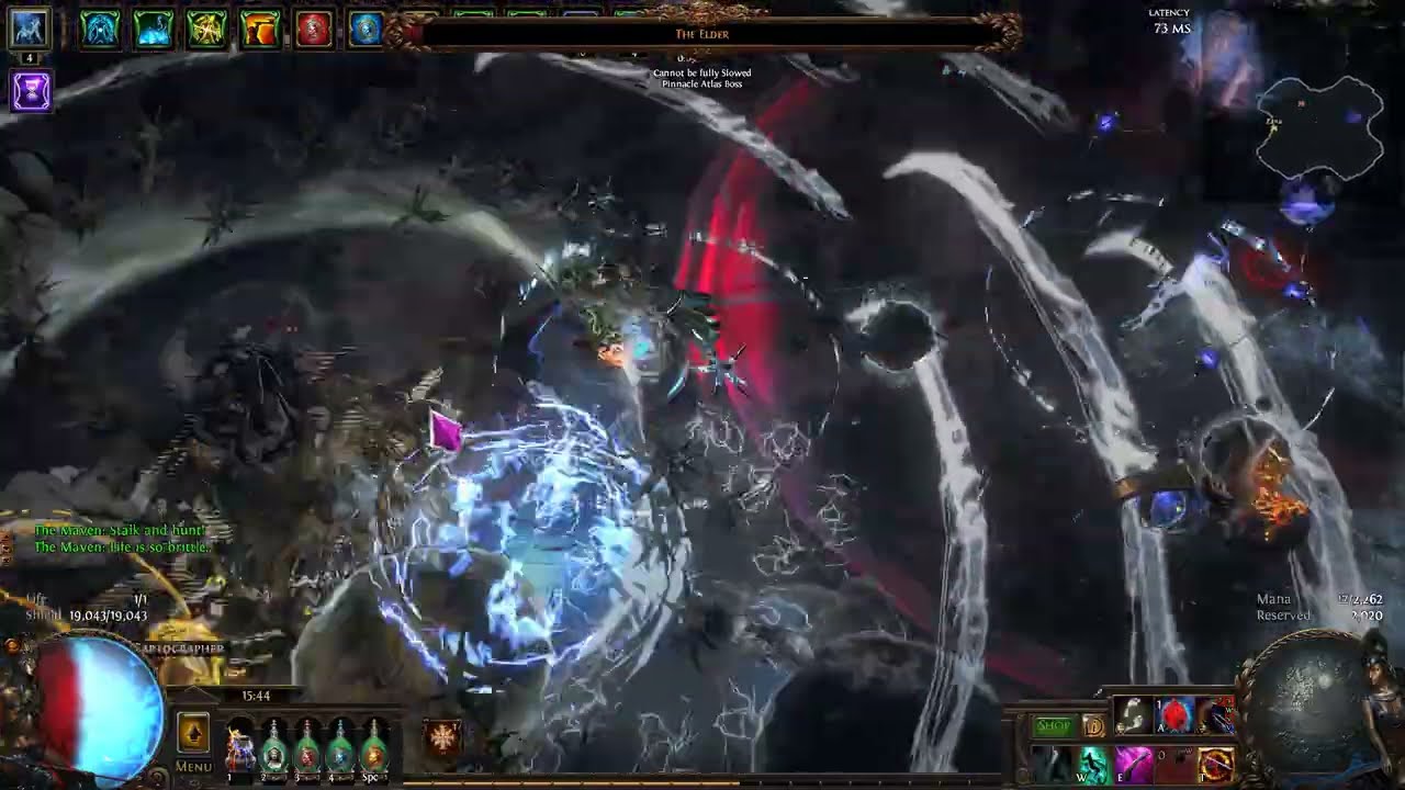 Uber Elder + Maven - INT Stacking Jugg Reave Of Refraction Path Of Exile 3.27