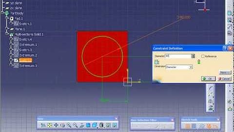 Catia V5 Tutorial-57 Multiple Removed Multi Section Solid