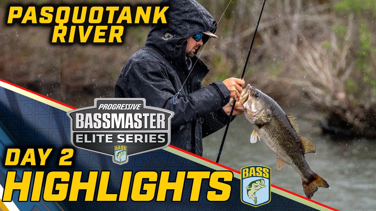 Highlights: Day 2 of Bassmaster ELITE at Pasquotank River