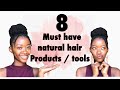 Basic Natural Hair Products and tools| Zambian Youtuber