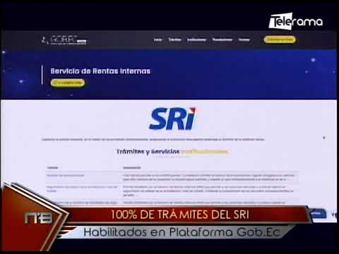 100% de trámites del SRI habilitados en plataforma Gob.Ec