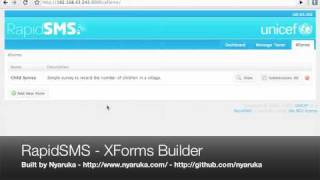 RapidSMS XForms