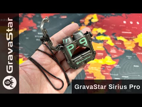 Gravastar Sirius Pro P9 ブラック GravaStar Sirius Pro P9 - The Futuristic Design Bluetooth Earbuds
