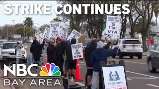VTA workers continue strike ahead of Nvidia GTC; Newsom asked to intervene