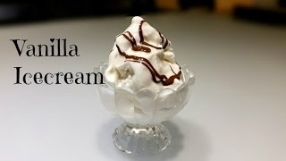 Vanilla Ice Cream || Easy Homemade Vanilla Ice Cream Recipe|Eggless Vanilla Icecream|Moms Tasty Food