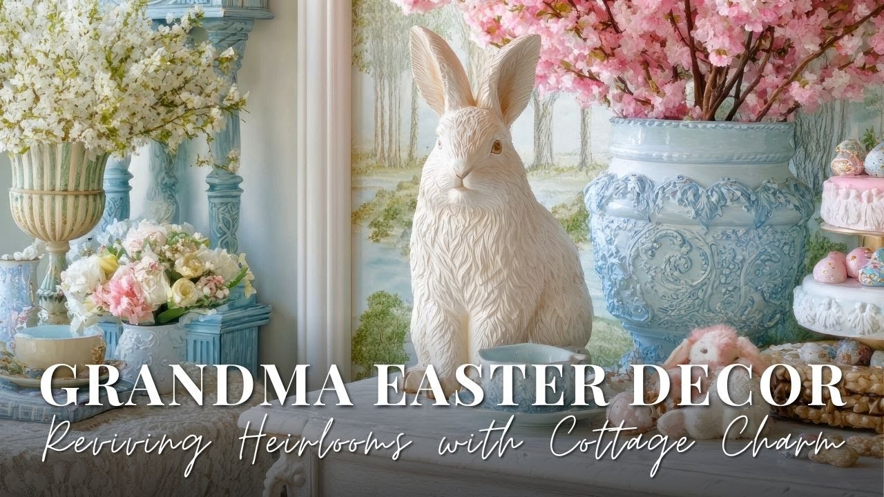 Easter Decor from Grandma's Attic: Reviving Heirlooms with Cottage Charm
