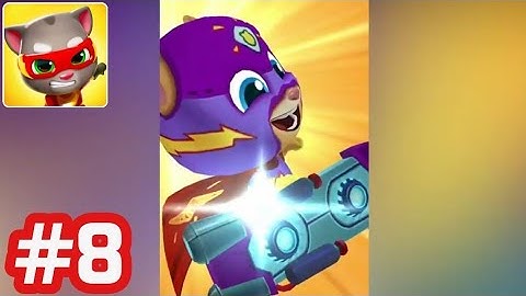 Talking Tom Hero Dash - Gameplay Walkthrough - Part 8 (iOS/Android)