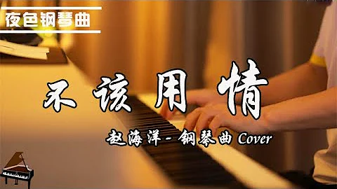 鋼琴曲「不該用情」也許當初不該用情，如今不會再有痴情 | 钢琴演奏  赵海洋 ▏夜色钢琴曲Night Piano